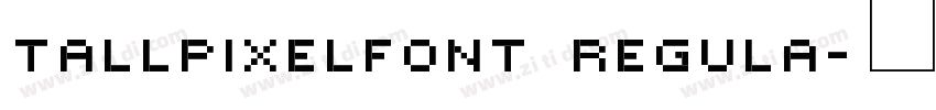 TallPixelFont Regula字体转换 TallPixelFont Regula字体转换
